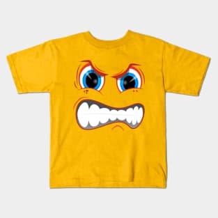 Mad Emoticon Smiley Face Shirt Or Kids T-Shirt